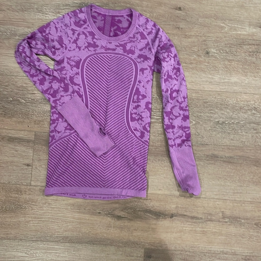 Purple Lululemon Athletic top